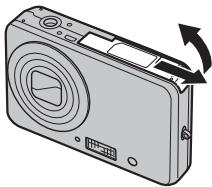 FUJIFILM FINEPIX J25 - ■ Inserting a Memory Card - 1