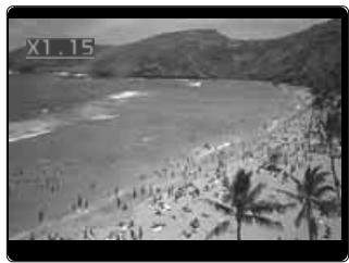 FUJIFILM FINEPIX S1 PRO - Press “  ” on the 4-direction button. The displayed image is enlarged. - 2