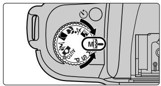 FUJIFILM FINEPIX S1 PRO - Set the exposure mode dial to "M" and compose the picture. - 1