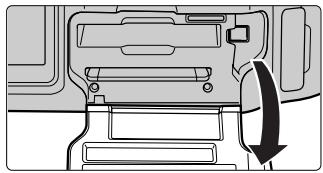 FUJIFILM FINEPIX S1 PRO - Switch the camera "OFF" and open the slot cover. - 1
