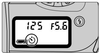 FUJIFILM FINEPIX S1 PRO - Press the self-timer button “”。The “” icon appears on the top display panel. - 2