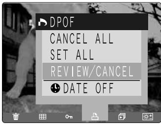 FUJIFILM FINEPIX S1 PRO - Press “  ” or “  ” on the 4-direction button to select “REVIEW/CANCEL”. - 2