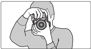 FUJIFILM FINEPIX S1 PRO - Hold the camera correctly. - 2