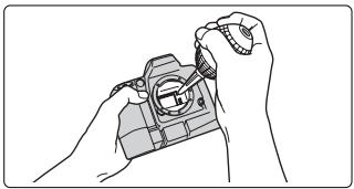 FUJIFILM FINEPIX S1 PRO - Use a blower to remove any soiling on the CCD surface. - 1