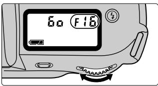 FUJIFILM FINEPIX S1 PRO - Set the exposure mode dial to “A” and set the aperture setting (narrowest aperture to widest aperture) on the command dial. - 2