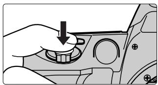 FUJIFILM FINEPIX S1 PRO - Press the shutter button. The mirror swings up and the shutter opens and remains open. - 1