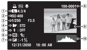 FUJIFILM FINEPIX S2800HD - Viewing Photo Information - 2