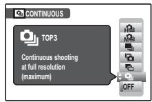 FUJIFILM FINEPIX S2800HD - Choose a continuous shooting mode. - 2