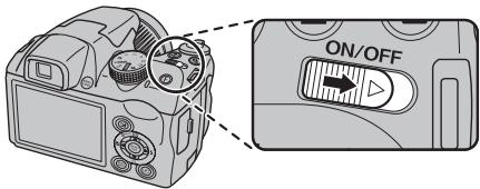FUJIFILM FINEPIX S3300 - Turn the camera on. - 1