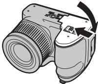 FUJIFILM FINEPIX S3300 - Close the battery-chamber cover. - 1