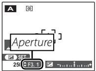FUJIFILM FINEPIX S3300 - A: APERTURE PRIORITY AE - 1