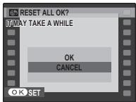 FUJIFILM FINEPIX S3400 - Select RESET ALL. - 2