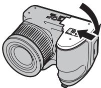 FUJIFILM FINEPIX S3400 - Close the battery-chamber cover. - 1