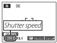 FUJIFILM FINEPIX S4000A - S: SHUTTER PRIORITY AE - 1