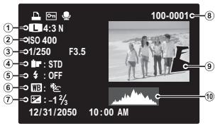 FUJIFILM FINEPIX S4000A - Viewing Photo Information - 2