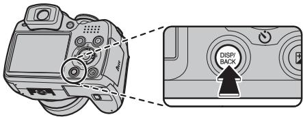FUJIFILM FINEPIX S5800 - Select the screen display. - 1