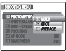 FUJIFILM FINEPIX S5800 - Setting the SHOOTING MENU - 1