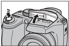 FUJIFILM FINEPIX S5800 - Popping the flash up automatically - 1