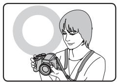 FUJIFILM FINEPIX S5800 - Holding the camera correctly - 1