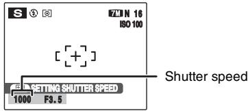 FUJIFILM FINEPIX S5800 - Setting the shutter speed - 1