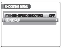 FUJIFILM FINEPIX S5800 - Open the SET-UP menu. - 1