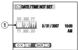 FUJIFILM FINEPIX S5800 - Change the date format. - 1