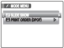 FUJIFILM FINEPIX S800 - Setting the F -MODE MENU (Playback) - 1