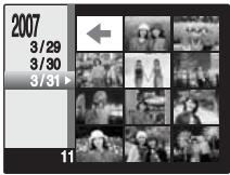 FUJIFILM FINEPIX S800 - Selecting the date - 1