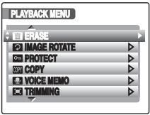 FUJIFILM FINEPIX S800 - Setting the PLAYBACK MENU - 1