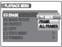 FUJIFILM FINEPIX S800 - Erasing the images using Playback menu - 1