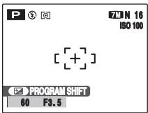 FUJIFILM FINEPIX S800 - ■ Program shift - 1
