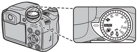 FUJIFILM FINEPIX S800 - Select the Photography mode. - 1