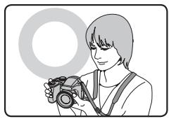 FUJIFILM FINEPIX S800 - Holding the camera correctly - 1