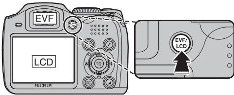 FUJIFILM FINEPIX S800 - Switch the display. - 1