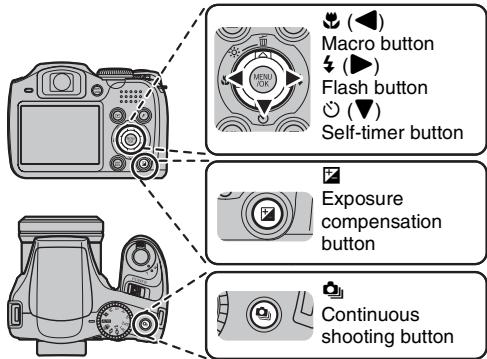 FUJIFILM FINEPIX S800 - Specify the photography settings. - 1