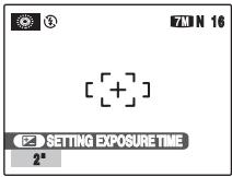 FUJIFILM FINEPIX S800 - Selecting the exposure time setting - 1