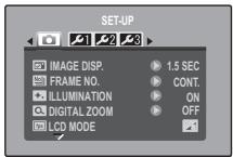 FUJIFILM FINEPIX Z30 - Display the setup menu. - 1