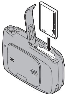FUJIFILM FINEPIX Z30 - Insert the battery. - 1