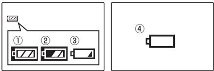 FUJIFILM FINEPIX Z30 - Check the battery level. - 1