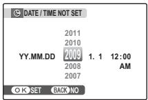 FUJIFILM FINEPIX Z30 - Set the date and time. - 1