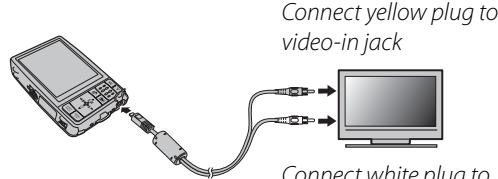 FUJIFILM FINEPIX Z80 - Viewing Pictures on TV - 1