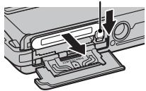 FUJIFILM FINEPIX Z800EXR - Removing the Battery - 1