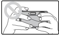 FUJIFILM FINEPIX Z800EXR - Holding the Camera - 2