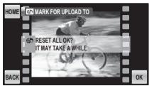 FUJIFILM FINEPIX Z800EXR - ■ RESET ALL: Deselecting All Pictures - 1