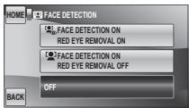 FUJIFILM FINEPIX Z800EXR - Turn Intelligent Face Detection on. - 2
