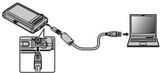 FUJIFILM FINEPIX Z90 - Connecting the Camera - 1