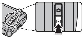 FUJIFILM FINEPIX Z90 - Press the ▶ button. - 1