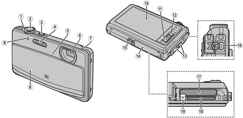 FUJIFILM FINEPIX Z90 - Attaching the Strap - 3