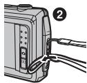FUJIFILM FINEPIX Z90 - Attaching the Strap - 2