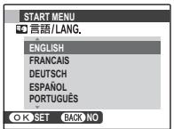 FUJIFILM XQ2 - Highlight a language and press MENU/OK. - 1